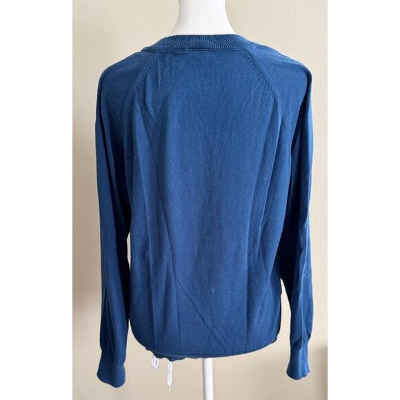 GAP MERCI Raglan Crewneck Pullover Sweater Size S (preppy minmalist) - Picture 4 of 5